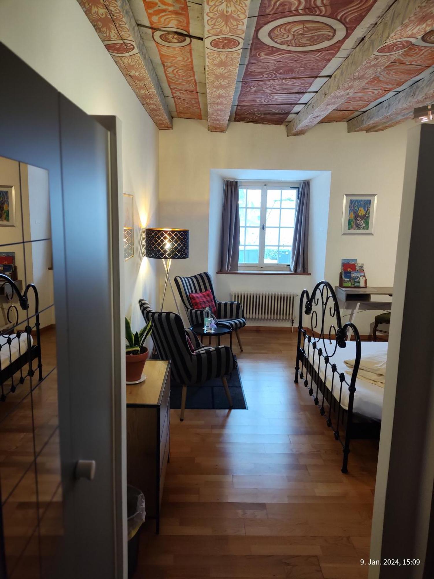 Gasthaus "Hotel Hirschen" Beromunster Bagian luar foto